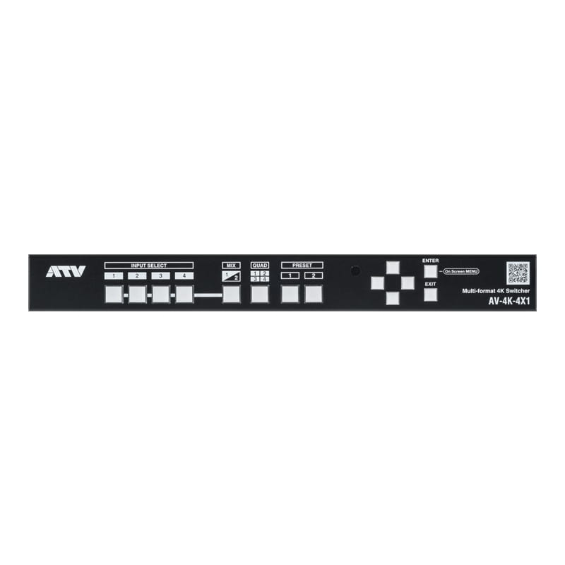 AV-4K-4X1 HDMI2.0 4ch MULTI-FORMAT SEAMLESS SWITCHER