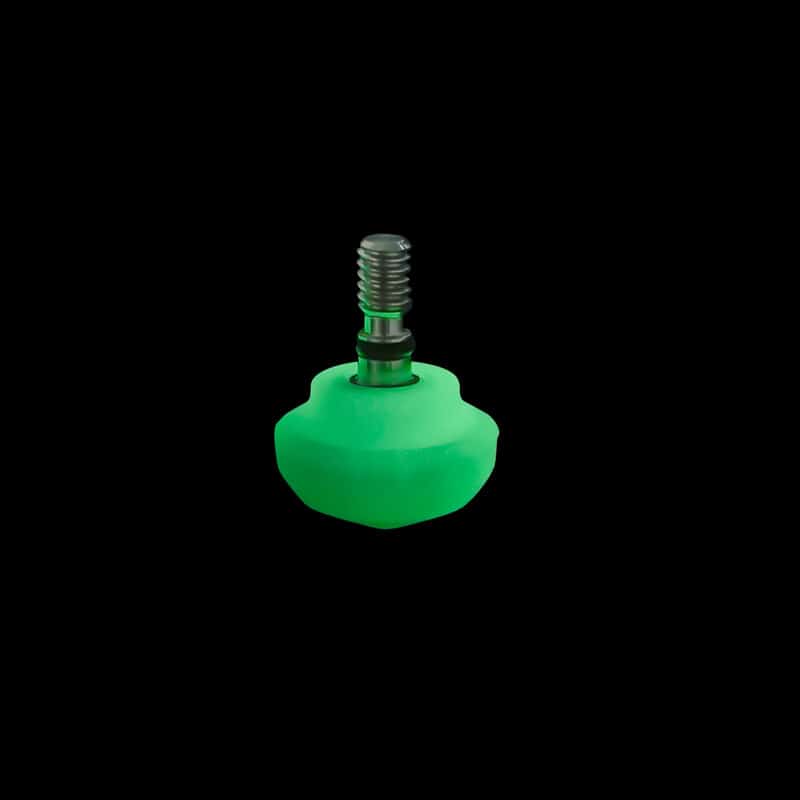 蓄光石突ゴム 1/4インチ(細ネジ) LF-13(蛍)