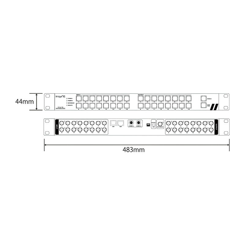 RS_16X16 3G-SDI対応ルーティングスイッチャー 16入力16出力モデル