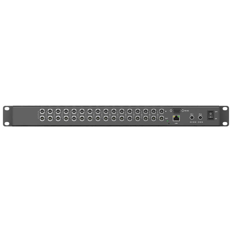 MSS1611-S 1Uラックマウント対応 16x16 3G-SDIシームレスマトリックススイッチャー