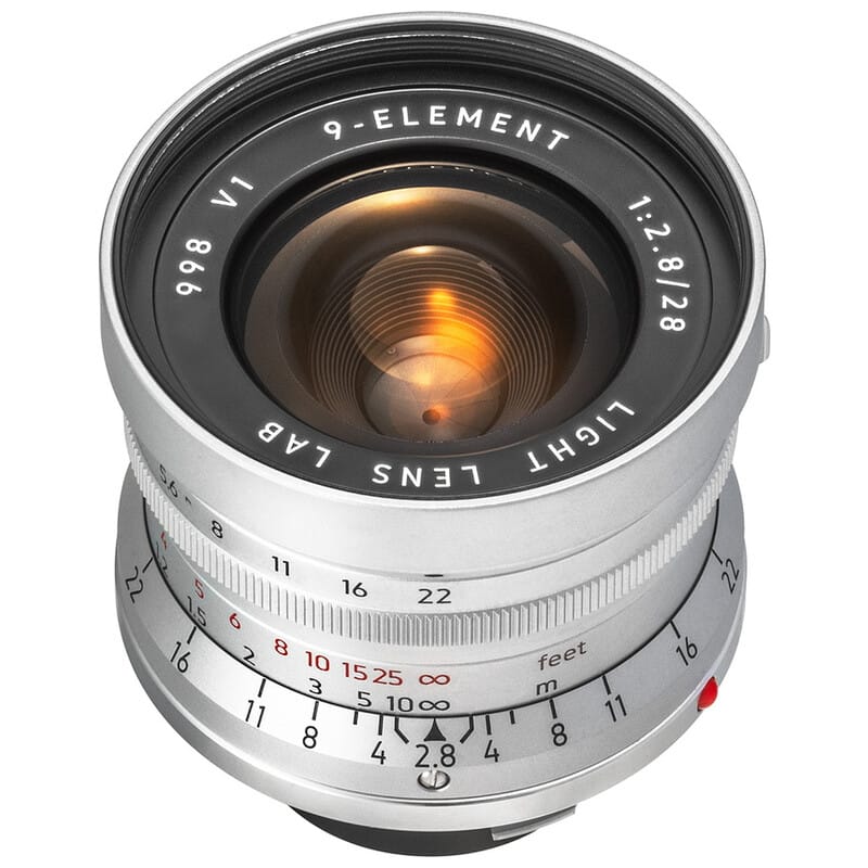 LIGHT LENS LAB M 28mm f/2.8 ライカMマウントシルバー LLL-28M LIGHT LENS LAB M 28mm f/2.8 ライカMマウントシルバー LLL-28M