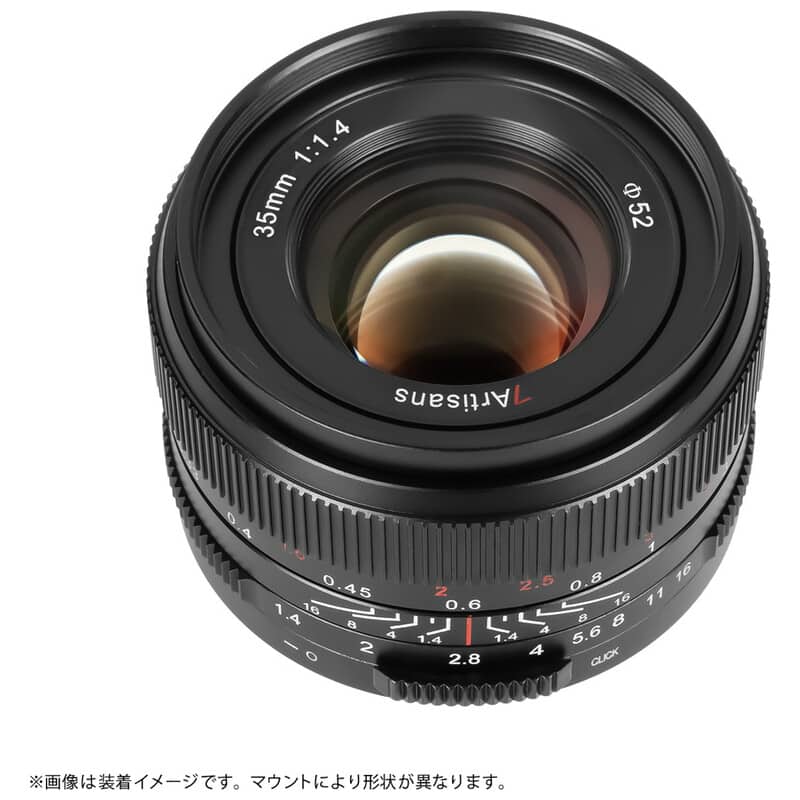 7Artisans 35mm F1.4 III ブラック キヤノンRFマウント