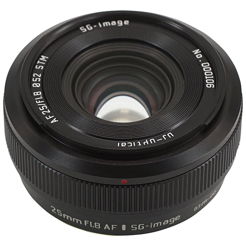 SG-image AF 25mm F1.8 富士フイルムX APS-C ブラック