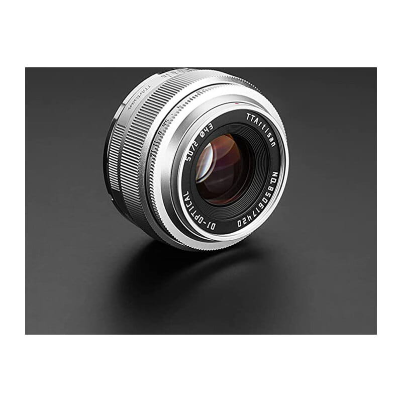 TTArtisan 50mm f/2 シルバー キヤノンEF-Mマウント