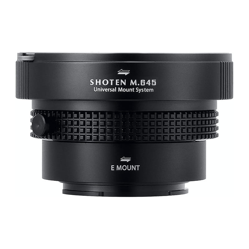 SHOTEN UMSシリーズ M645-SE-U (マミヤ645マウントレンズ→ソニーEマウント変換) マウントアダプター