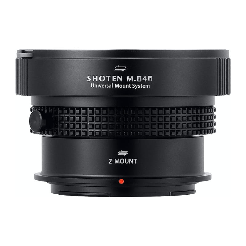 SHOTEN UMSシリーズ M645-NZ-U (マミヤ645マウントレンズ→ニコンZマウント変換) マウントアダプター
