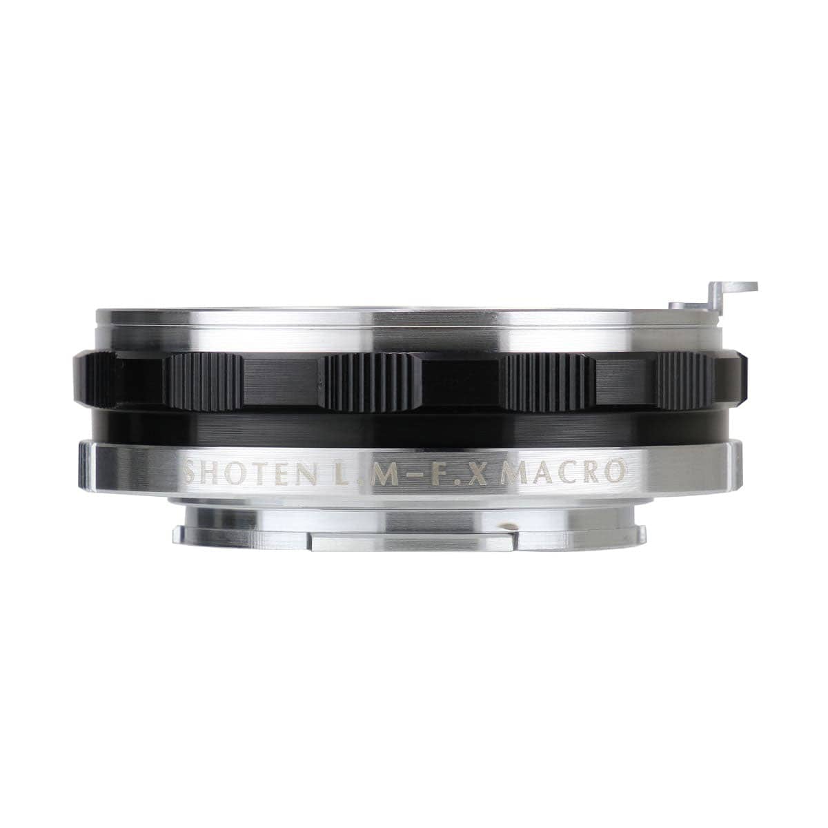 SHOTEN LM-FX M (B) ブラック (ライカMマウントレンズ→富士フイルムXマウント変換) ヘリコイド付きマウントアダプター