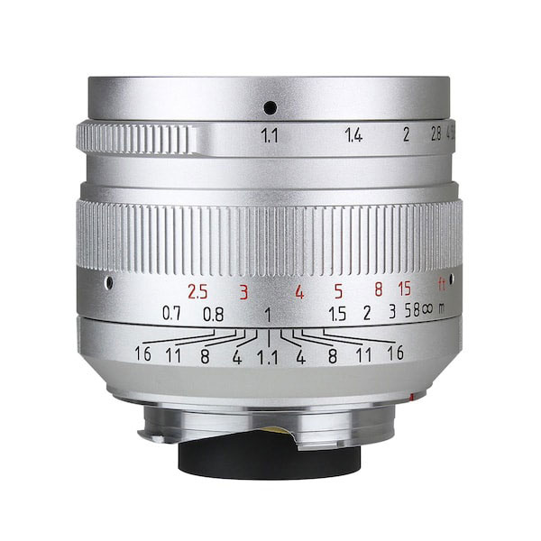 7Artisans 50mm F1.1 シルバー ライカMマウント 5011LMS