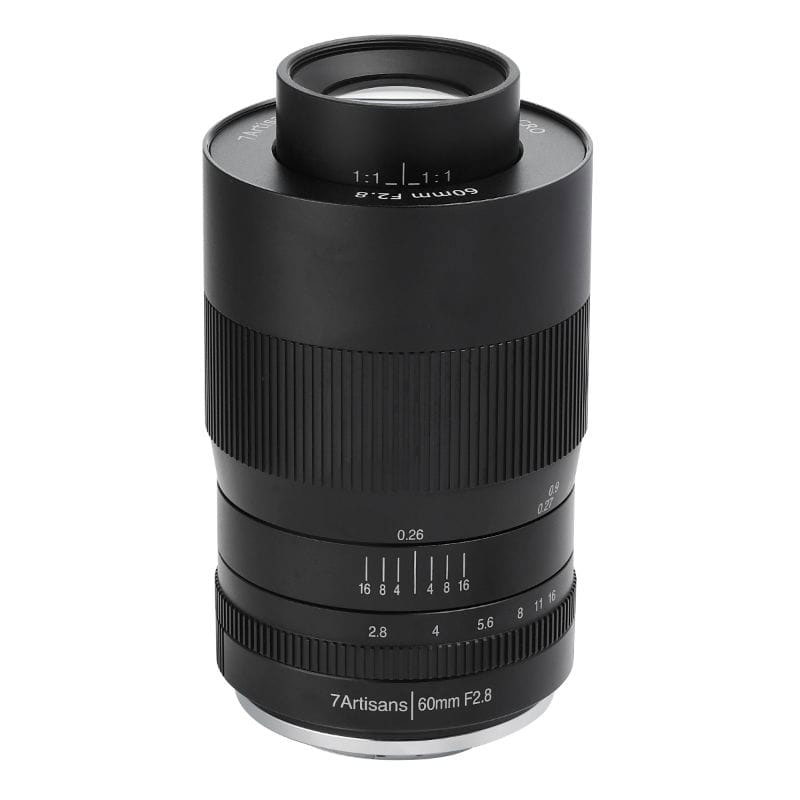 7Artisans 60mm F2.8 Macro ブラック 富士フイルムXマウント 6028FXB