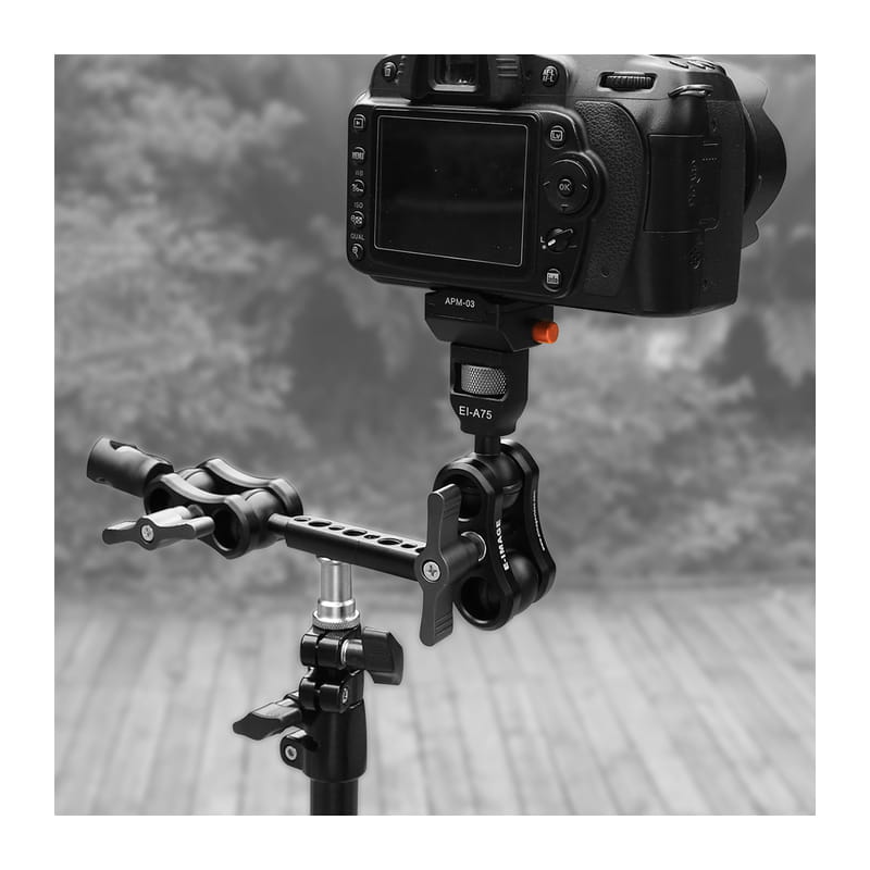 EI-A75TWIN TWIN MIDDLE ULTRA ARM MONITOR MOUNT(1/4-20 TO 3/8-16)