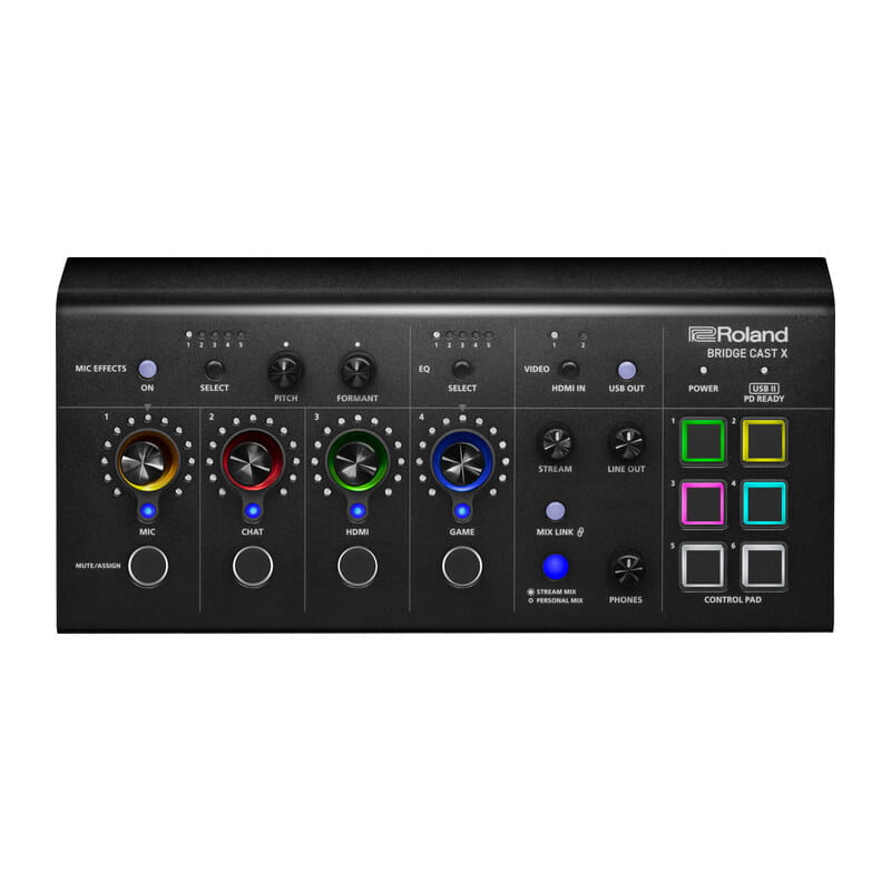 BRIDGE CAST X DUAL BUS STREAMING MIXER