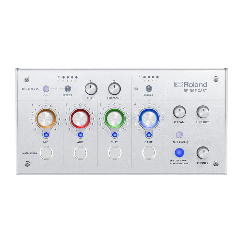 BRIDGE CAST ICE WHITE(BRC-WH) ゲーミング・オーディオミキサー