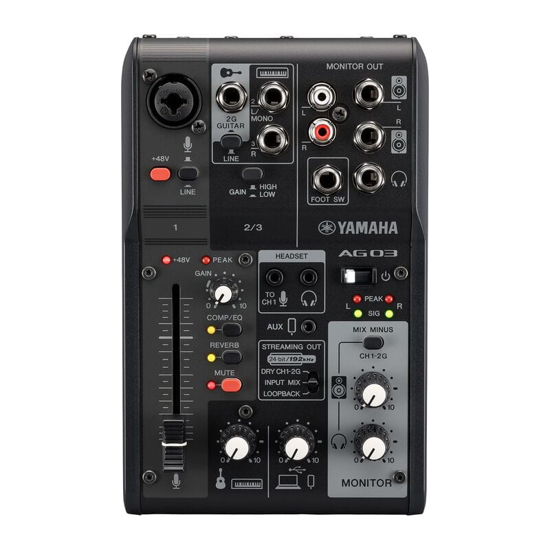 AG03MK2 LSPK Black ライブストリーミングパッケージ