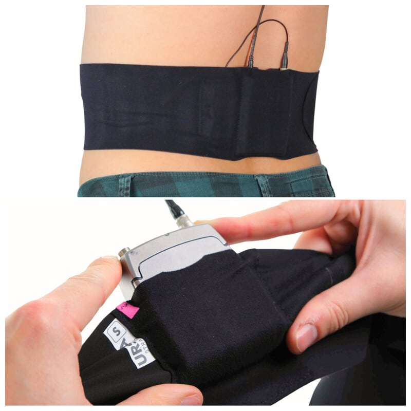 ウエストストラップ ビッグポーチ (Mサイズ) ブラック M-BP-BK