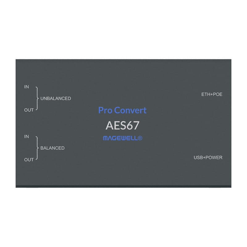 Pro Convert AES67 オーディオコンバーター･キャプチャデバイス