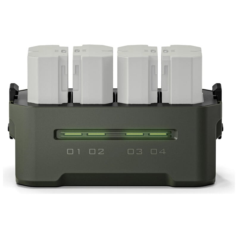 Portable Charging Station for NP-FZ100 (4 Channel) - Green TBC-FZ100-GN
