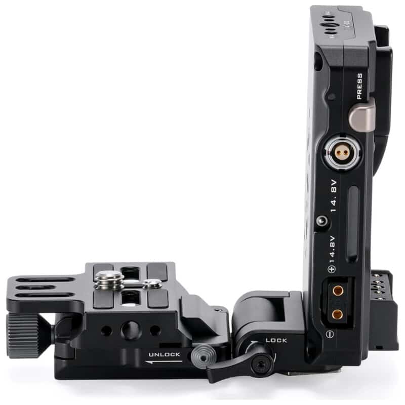 調整式アルカレシーバー付Mini Vマウントバッテリープレート TA-BTP4K-V-B