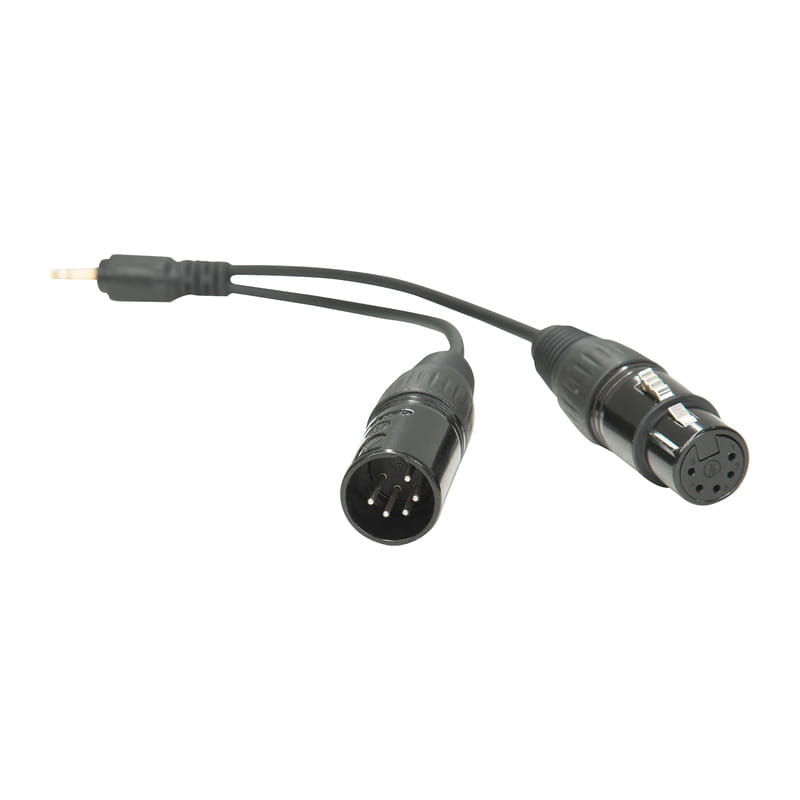 DMXアダプターケーブル 3.5mmコネクタ付き CB-DMX-3.5C-1/2