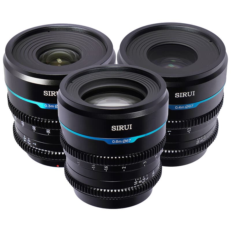 Night Walker T1.2 APS-C/S35 3本セット E/ブラック MS-3SEB-JP