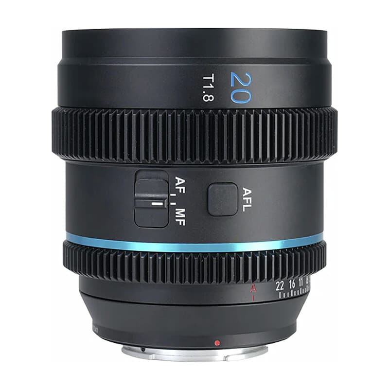 オートフォーカスアナモルフィックレンズ 20mm T1.8 1.33x S35 X/ブルー