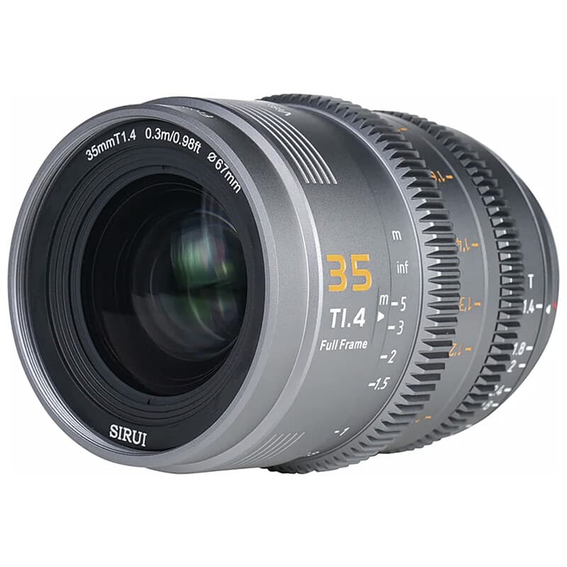 マウント交換式シネマレンズ T1.4 Full Frame 35mm E/グレー(L/RF/Z交換マウントアダプター付) VP-1-35G-JP