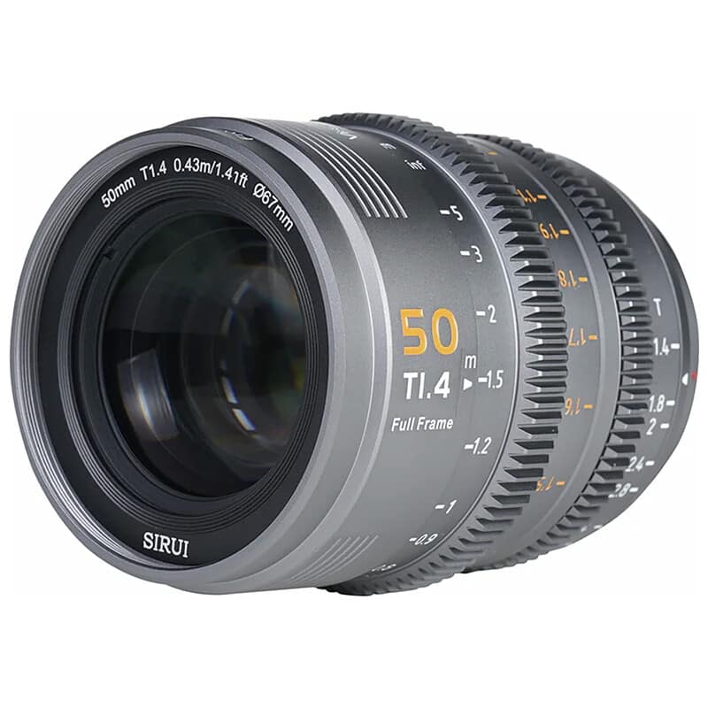 マウント交換式シネマレンズ T1.4 Full Frame 50mm E/グレー(L/RF/Z交換マウントアダプター付) VP-1-50G-JP