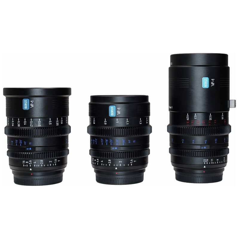 SIRUI マウント交換式シネマレンズ Vision Prime Full Frame 3本セット