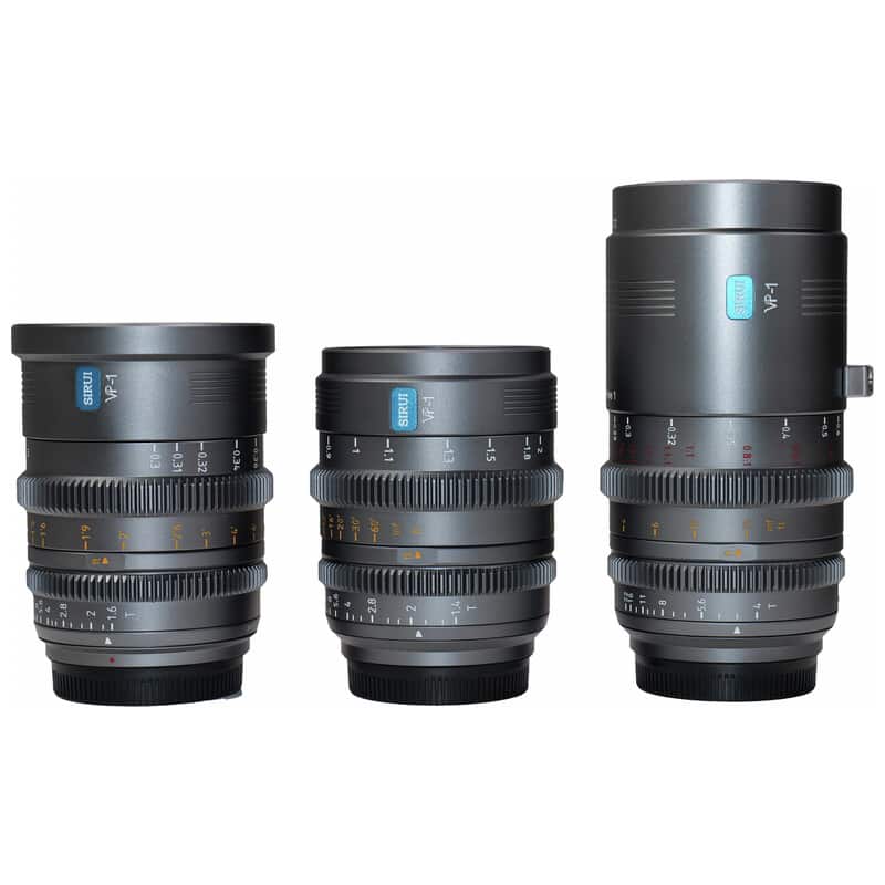 SIRUI マウント交換式シネマレンズ Vision Prime Full Frame 3本セット
