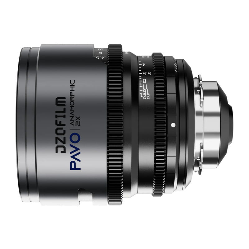 Pavo 2x アナモルフィックプライム 55mm T2.1 ブルーコーティング PL&EF マウント メートル表示 DZO-PA5521PLMB