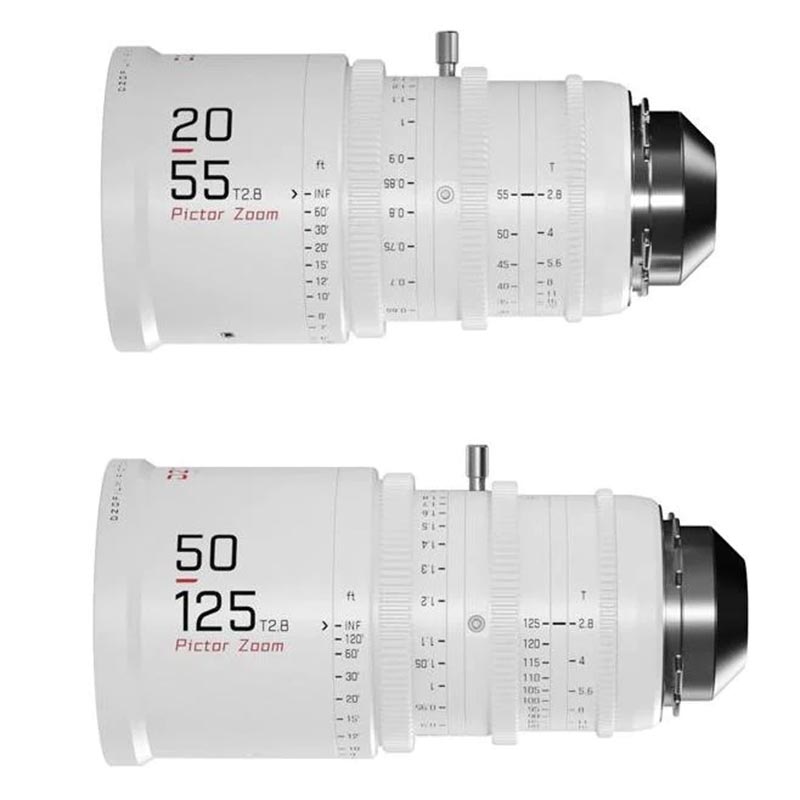 Pictor Zoom 20-55mm & 50-125mm T2.8 2レンズバンドル ホワイト DZO-7220001W/2W-BUNDLE