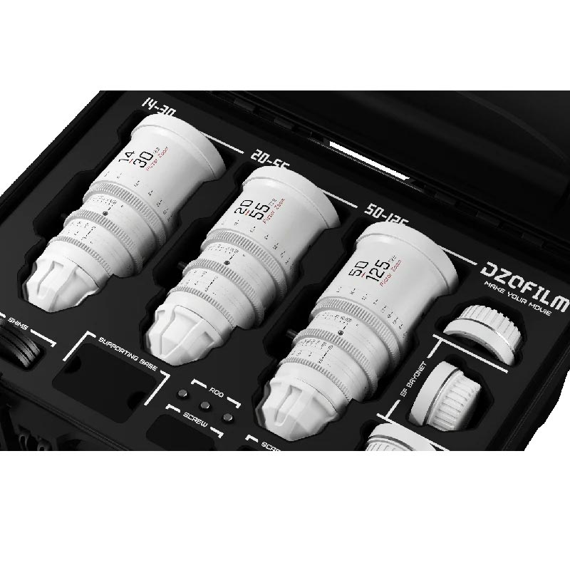 Pictor Zoom 3個レンズキット ホワイト 保護ケース付 DZO-7220001W/2W/3W-Kit