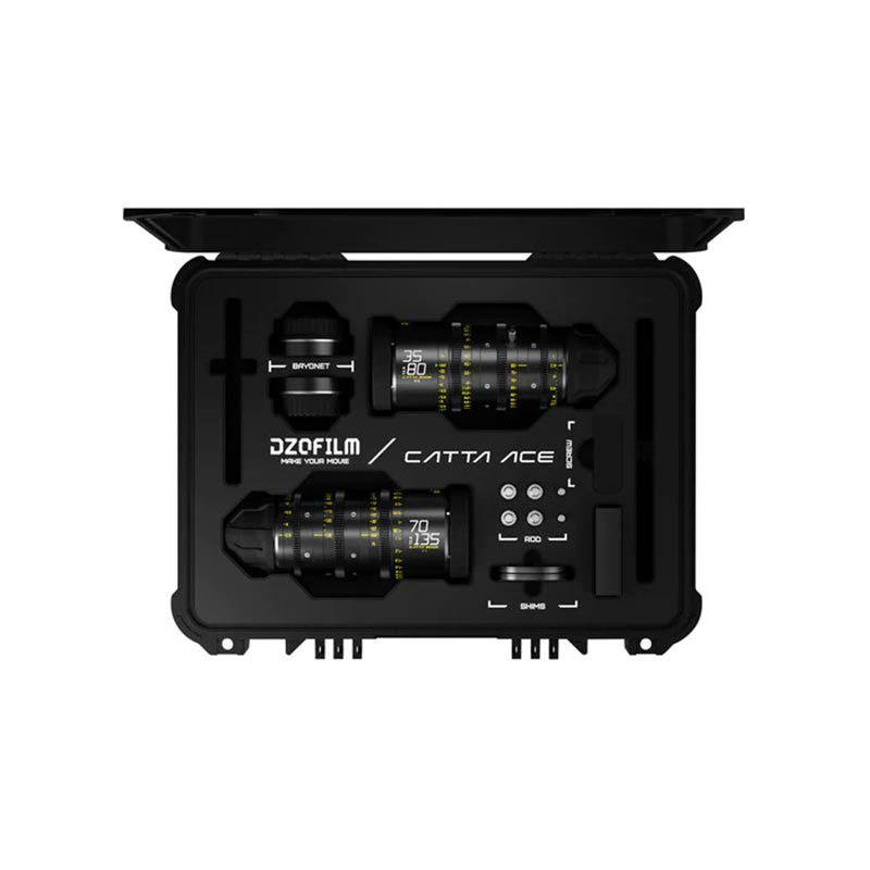 Catta Ace Zoom 35-80mm & 70-135mm T2.9 PL/EFマウント ブラック 保護ケース付 DZO-FFCattaA-BUNDLE