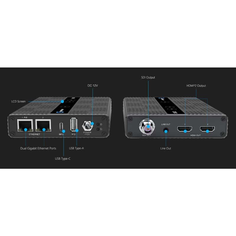 D350 4K UHD H265&NDI Video Decoder IMS-KA-D350 新品｜フジヤカメラ