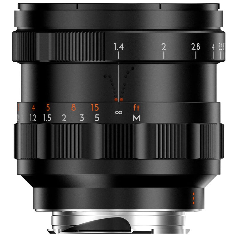 Simera 75mm f1.4 ライカ Mマウント ブラック TP-S75M-BLK