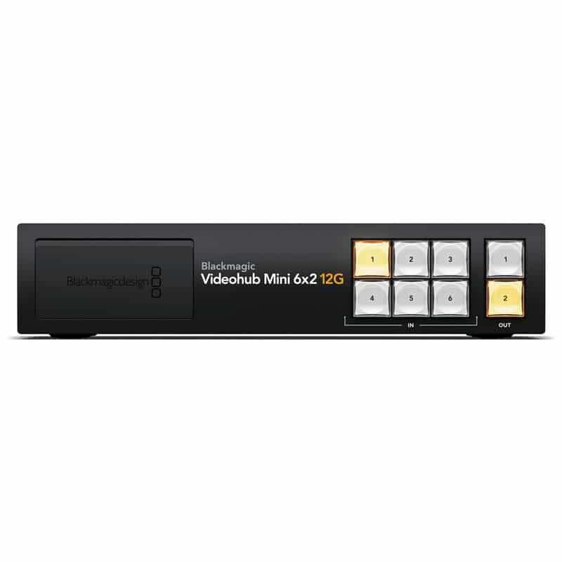 Blackmagic Videohub Mini 6x2 12G