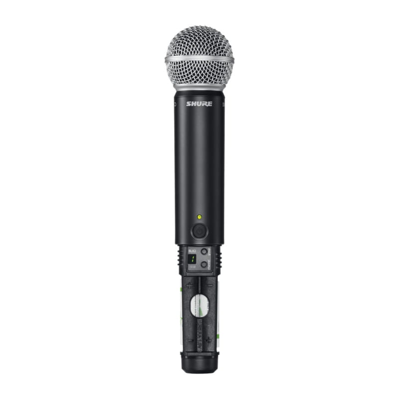 デュアルチャンネルハンドヘルド型ワイヤレスシステム BLX288/SM58