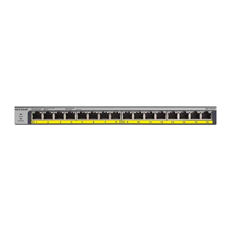 GS116LP-100AJS GS116LP ギガ16P PoE+(76W) アンマネージスイッチ