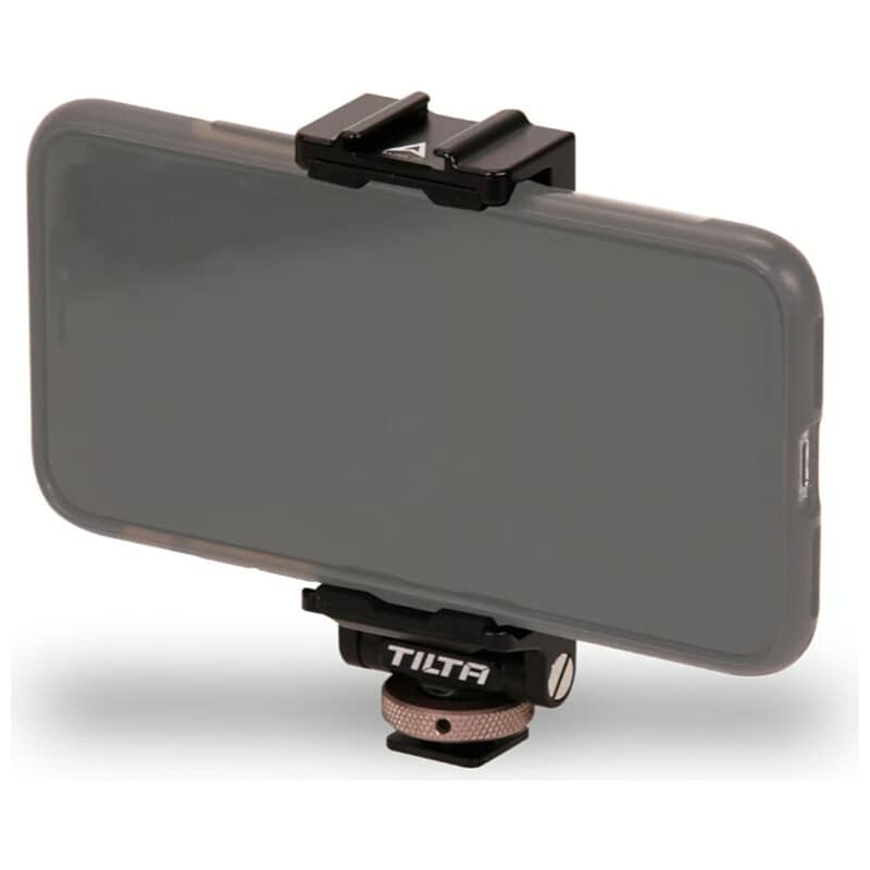 Tiltaing Adjustable Cold Shoe Phone Mounting Bracket - Black TA-PMB-B