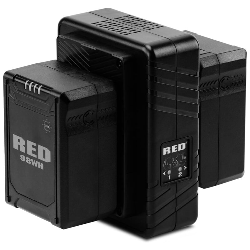 RED Compact Dual V-Lock Charger 740-0054