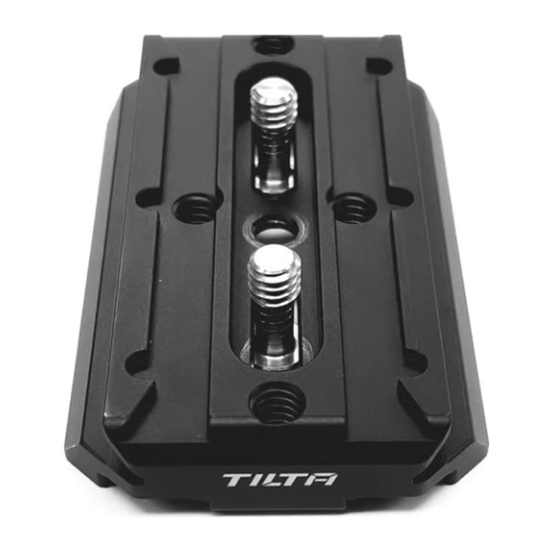 ARCA Manfrotto Dual Quick Release Plate for Lightweight Shoulder Rig - Black TA-LSR-DQRP-B