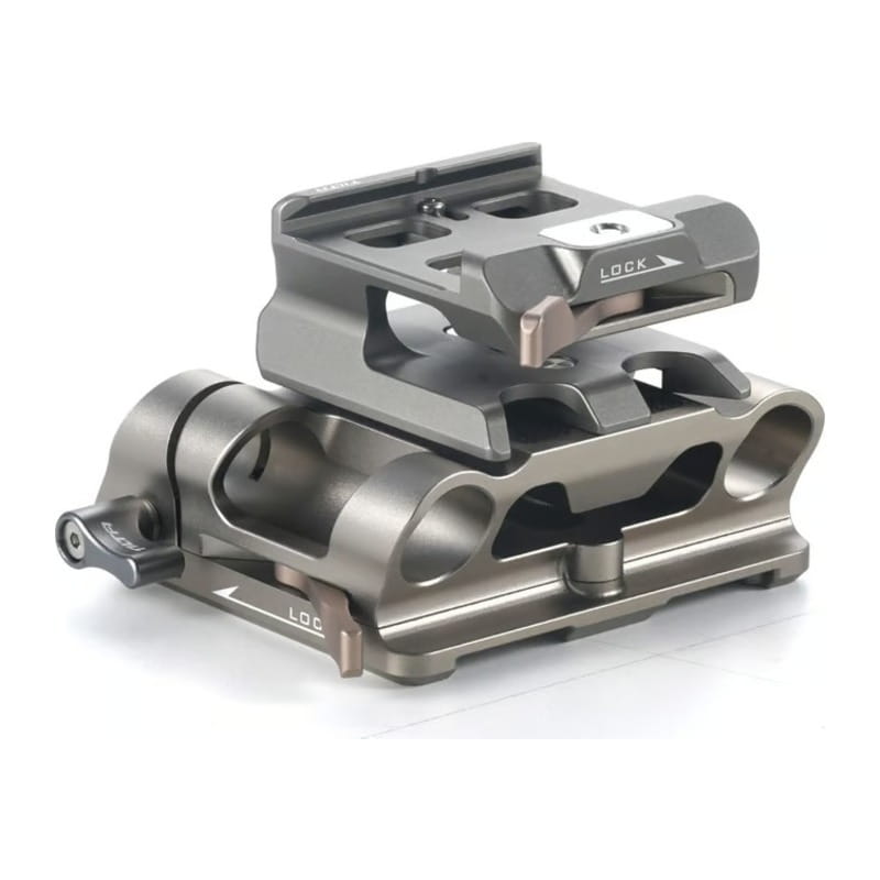 Tilta Modular 15mm LWS Baseplate Type III - Titanium Gray TA-MBP3-TG