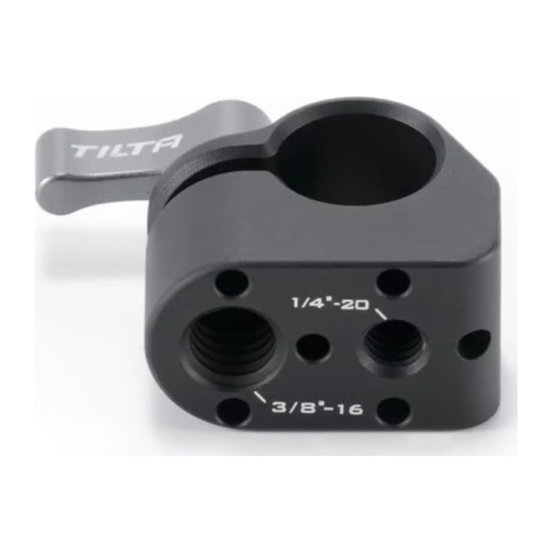 15mm Rod Holder to Mounting Block - Black TA-15RH-MB-B