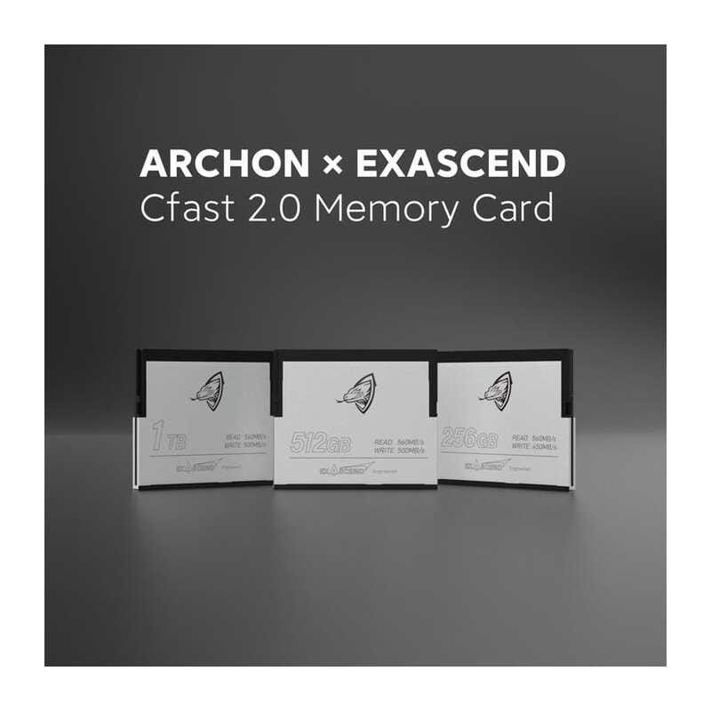 ARCHON & EXASCEND CFAST 2.0 CARD 1TB EXSC3X001TB