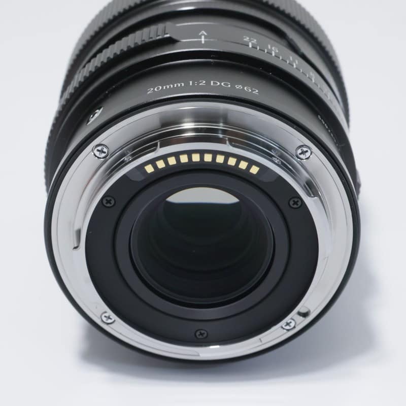 20mm F2 DG | Contemporary Lマウント ブラック