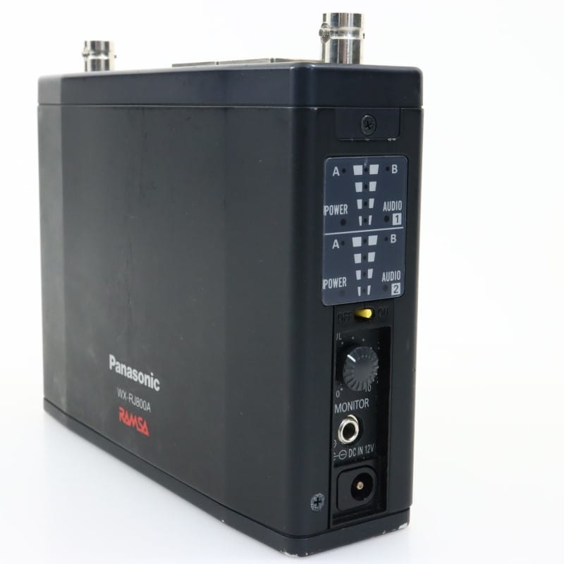 RAMSAワイヤレスマイク受信機 WX-RJ800 RAMSA デュアル (B帯ワイヤレス2CHアナログ) WX-TB840×2波/RJ800