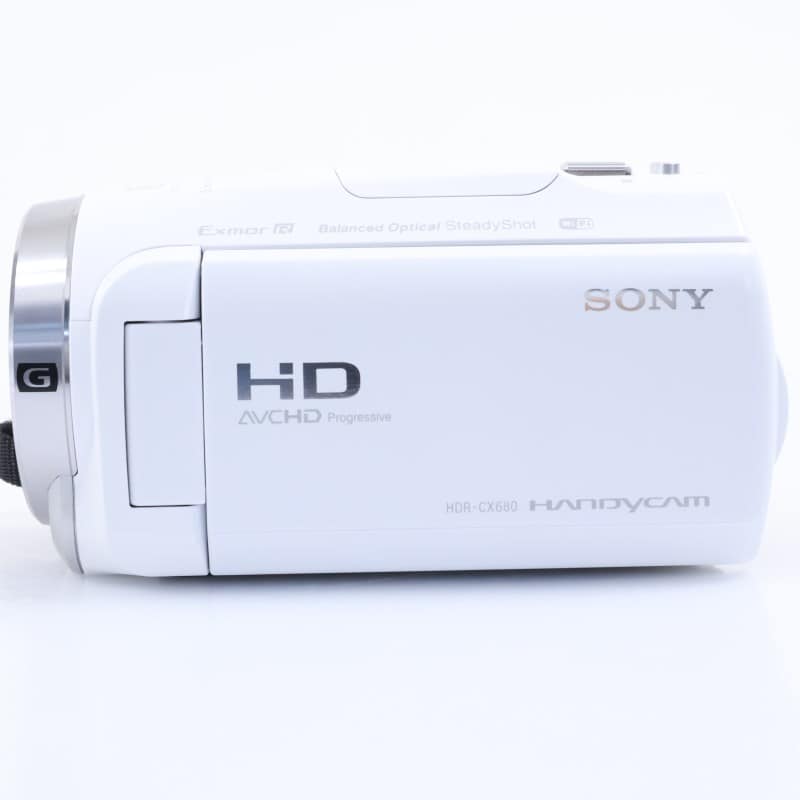 新品未使用級　SONY HDR-CX680 ホワイト SONY HDR-CX680 ホワイト HDR-CX680/WC AB+ランク 中古｜フジヤカメラ