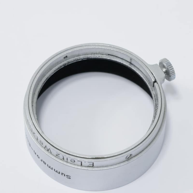 ズマロン35mm F3.5用 フード FOOKH シルバークローム