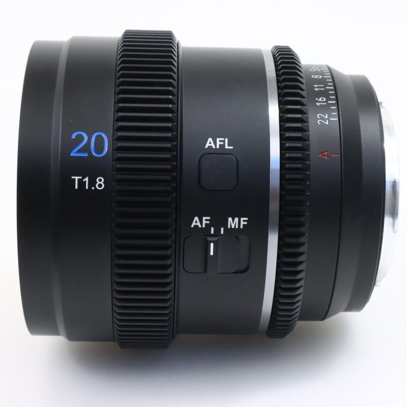オートフォーカスアナモルフィックレンズ T1.8 S35 20mm L/ナチュラル 20AF133X-LN