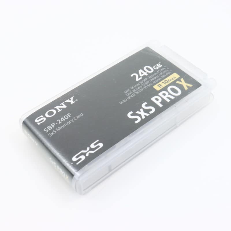 新素材新作 SONY 中古 240GB] X PRO SxS [SXSメモリーカード SBP-240F その他