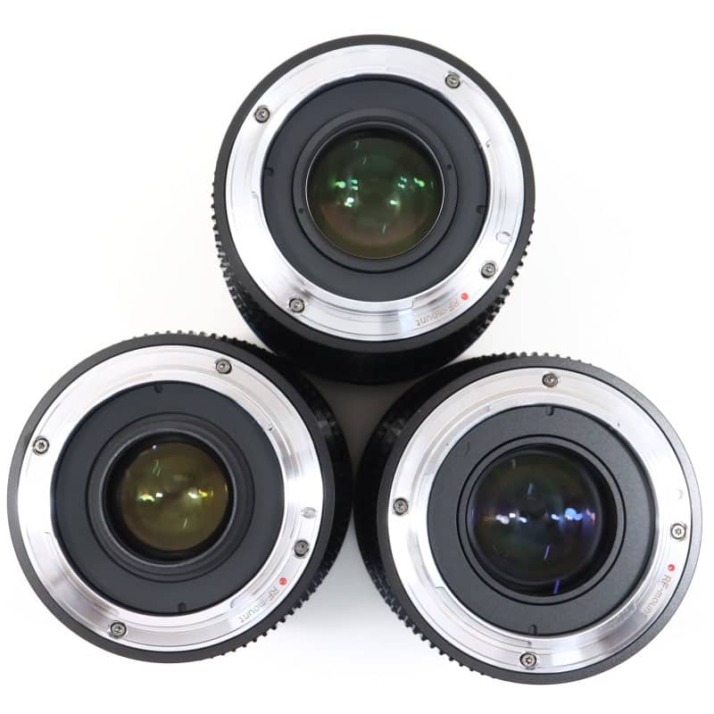 シネマレンズ T1.2 APS-C/S35 3本セット R/ブラック MS-3SRB-JP